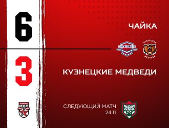 «Кузнецкие Медведи» уступили «Чайке», прервав серию побед