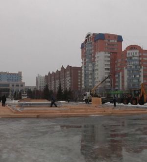 Сквер Ермакова в Новокузнецке станет новогодней прогулочной зоной с множеством огней