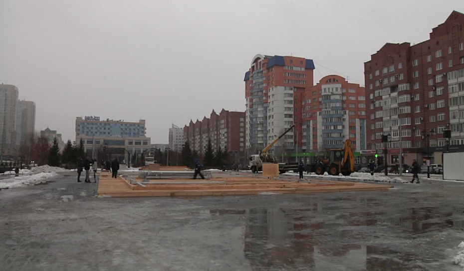 Сквер Ермакова в Новокузнецке станет новогодней прогулочной зоной с множеством огней