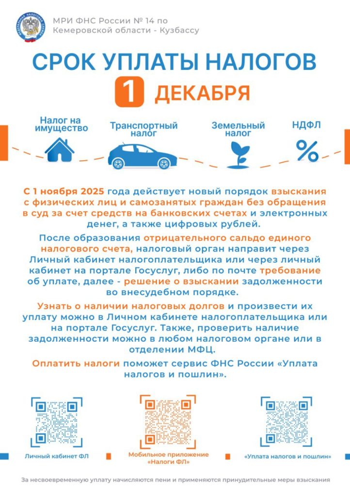 Долги по налогам с кузбассовцев смогут взыскать без суда