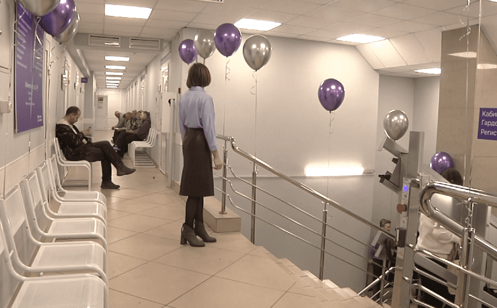 В Новокузнецке открыли поликлинику №4 после ремонта