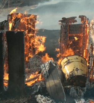 В Прокопьевске из-за пожара семья с семью детьми лишилась дома