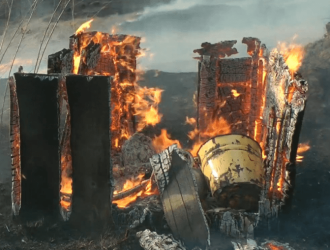 В Прокопьевске из-за пожара семья с семью детьми лишилась дома