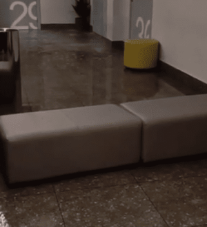 В столице Кузбасса затопило год назад отремонтированную школу