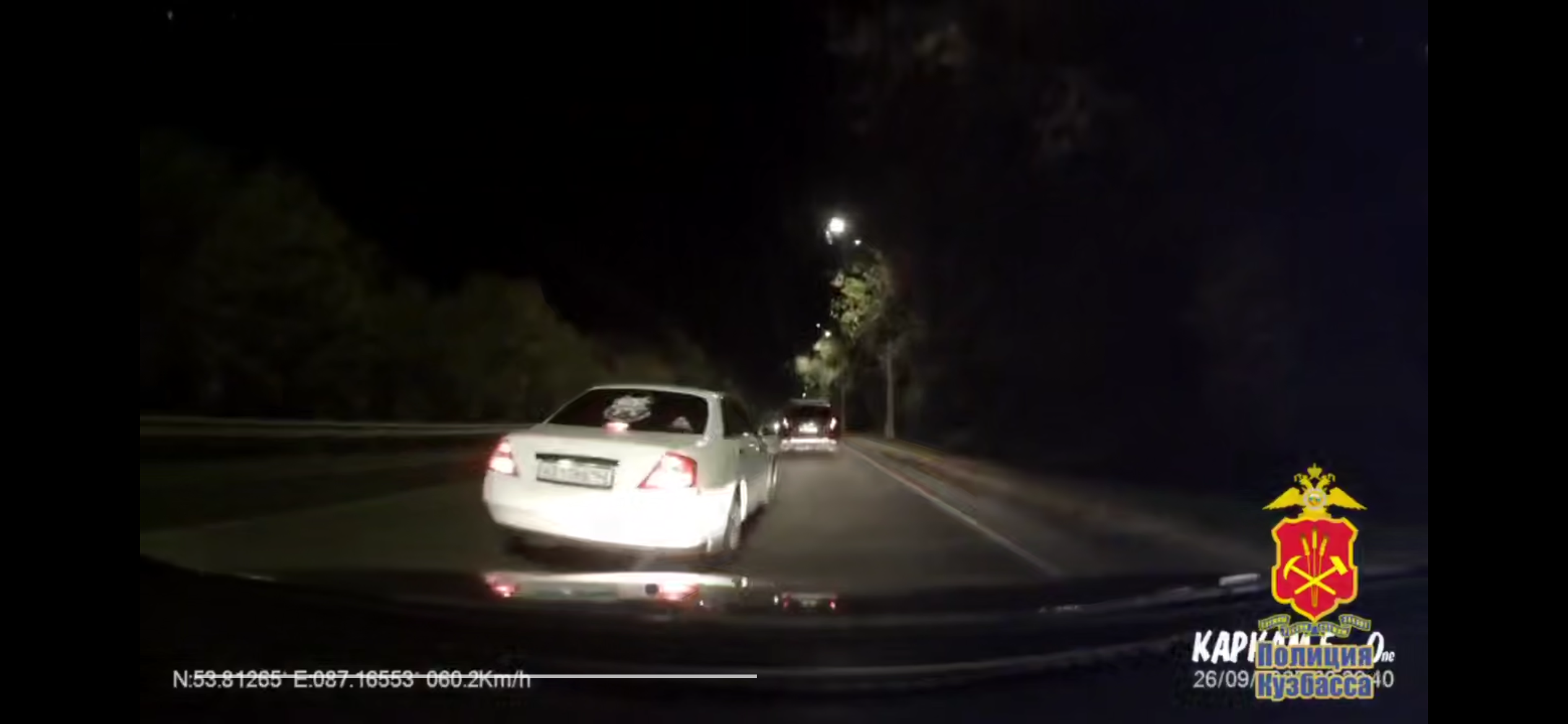 В Новокузнецке оштрафовали водителя благодаря видео от участника «Мобильного патруля»