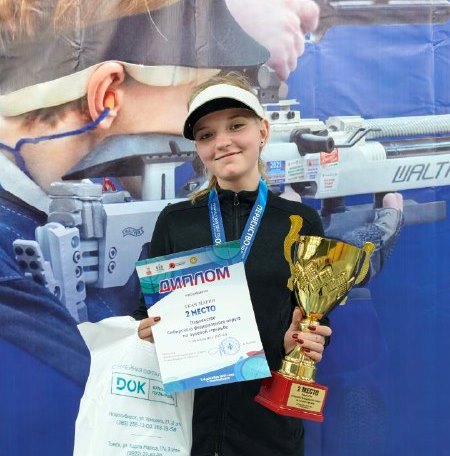 Новокузнечанка Мария Ткач стала серебряным призером первенства Сибири по пулевой стрельбе