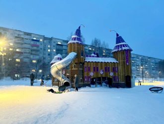 В Киселевске парк «Весенний» готовится к зимним забавам