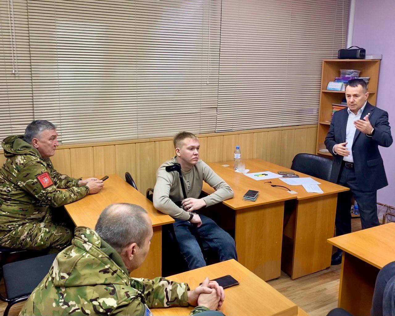 В Прокопьевске прошла встреча с ветеранами СВО и членами их семей