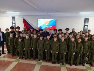 В Междуреченске прошло посвящение в кадеты