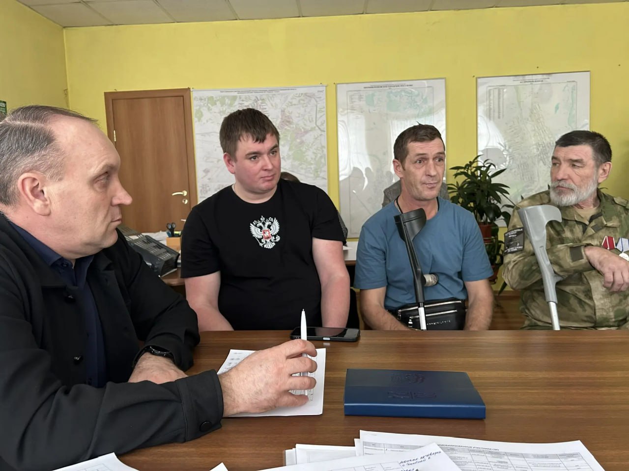 О трудоустройстве ветеранов СВО говорили на встрече в Промышленновском округе