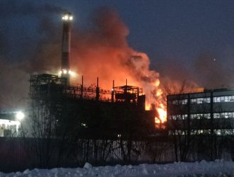 Жители Кемерова сообщают о пожаре со стороны «Кокса»