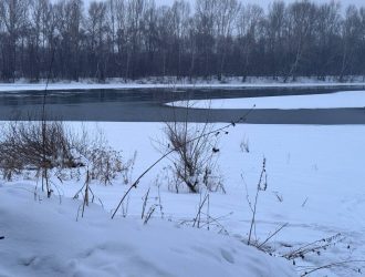 В Новокузнецке двое детей провалились под лед на Томи