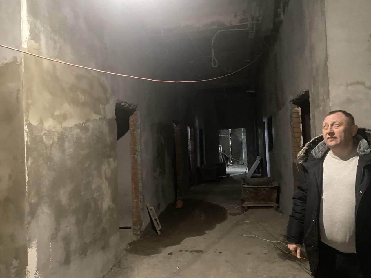 В Новокузнецком муниципальном округе продолжается строительство Дома культуры