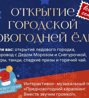 Прокопчан и гостей города приглашают на открытие городской елки и ледового городка