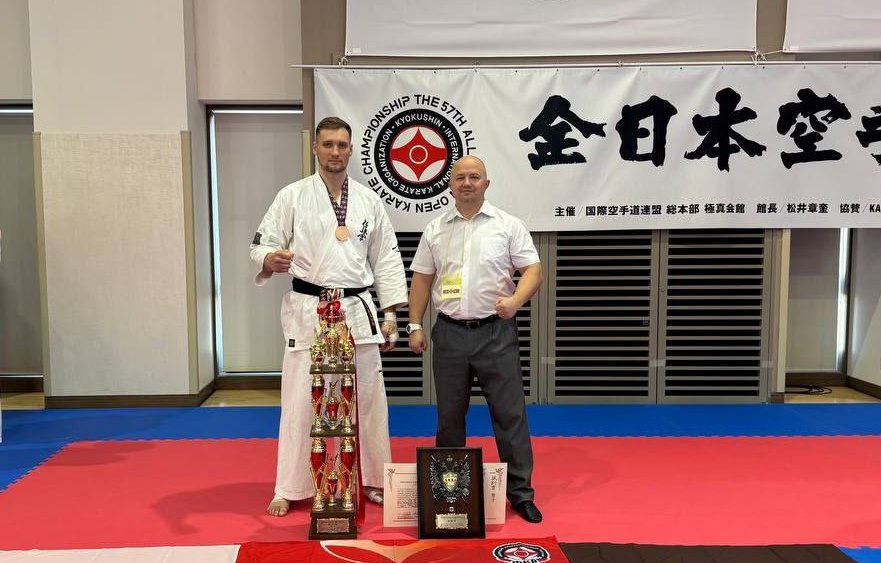 Новокузнечанин Данил Горюшкин стал одним из лучших на чемпионате Японии по киокусинкай