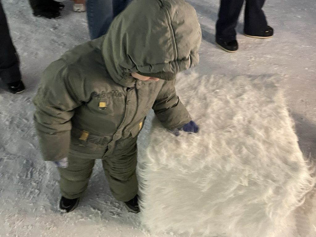 Новокузнечане весело отметили открытие новогоднего павильона «Зима» в сквере Ермакова