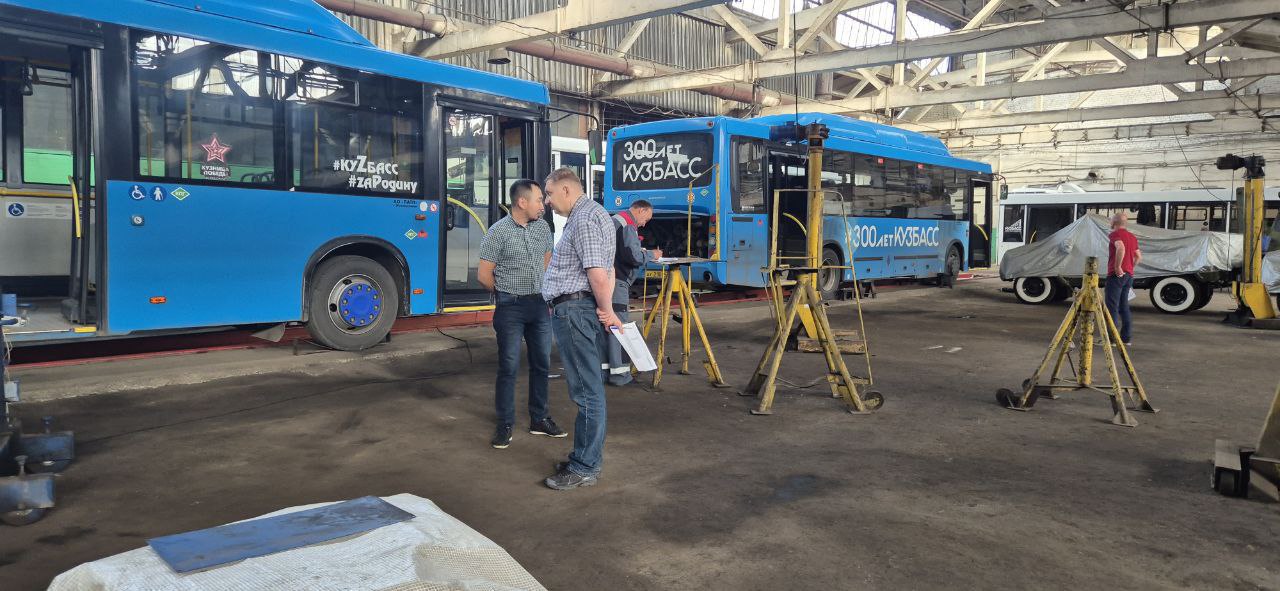 В Новокузнецке вдвое ускорили техобслуживание автобусов