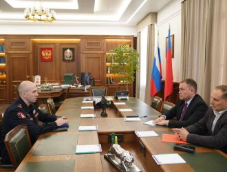 Илья Середюк встретился с новым руководителем кузбасской Росгвардии