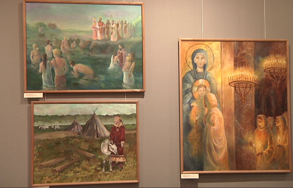 В Новокузнецке художники-студенты представили свое видение истории России за 10 веков