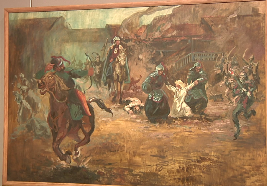 В Новокузнецке художники-студенты представили свое видение истории России за 10 веков