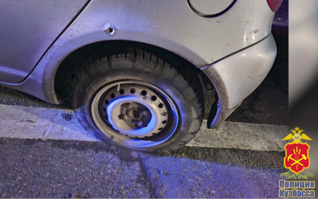 Пьяный бесправник в Кузбассе остановился только после выстрелов по колесам