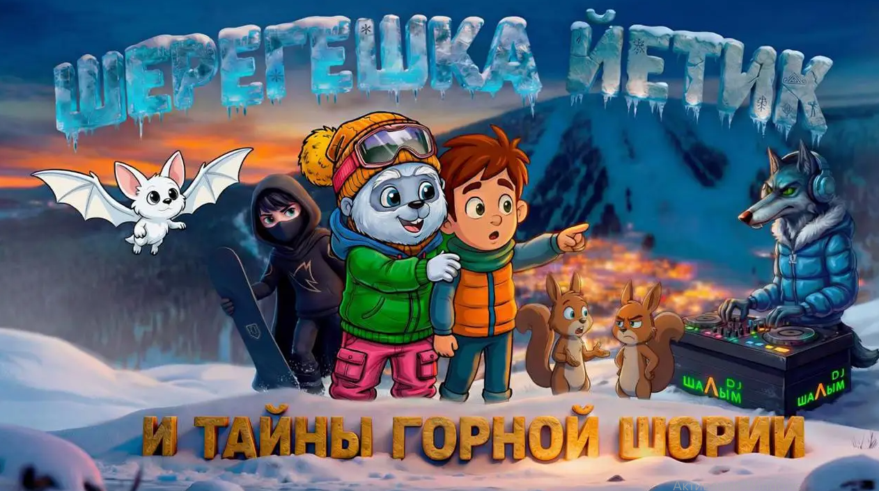 Кузбасские дизайнеры презентовали мультфильм про символ региона – Шерегешку