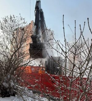 В Кемерове посреди зимы начали ремонт теплосети