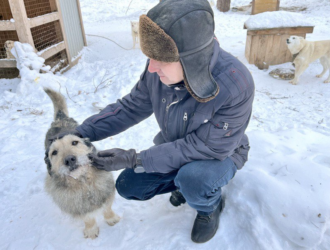 Металлурги перед морозами поддержали приют для животных «Шанс на жизнь» 