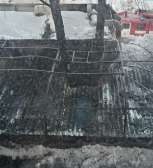 В Ленинске-Кузнецком сгорело популярное кафе-шашлычная на улице Пушкина