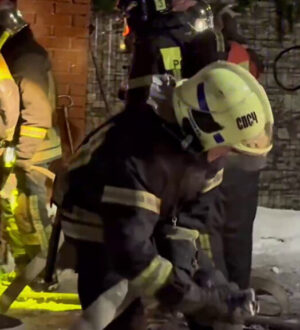 В Кемерове произошел крупный пожар в частном секторе