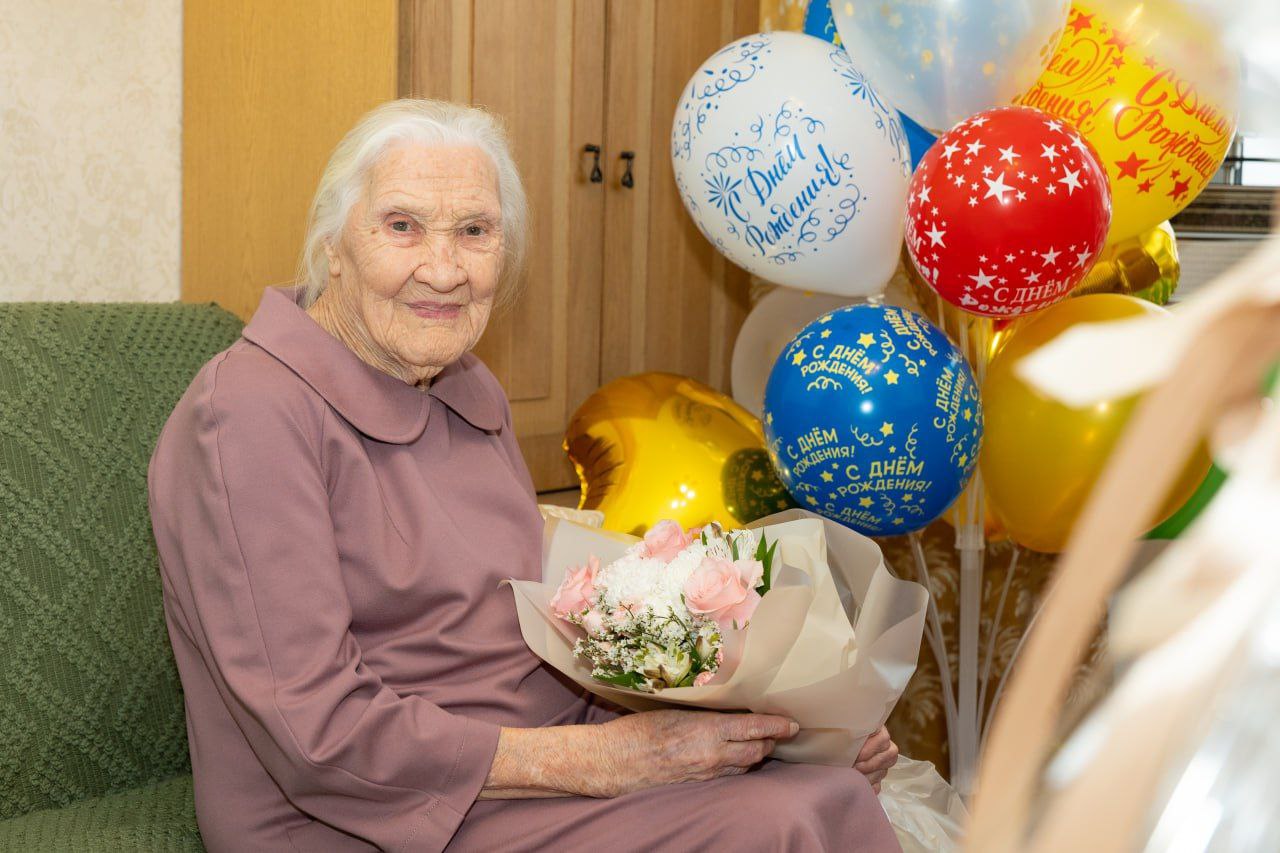 Жительница Кемерова отметила 105-летие