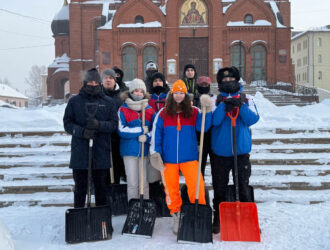 Отряды снежного десанта Кузбасса начали свой первый преддесантный выезд под названием «Снежная буря».
