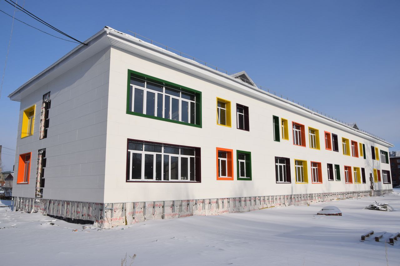 В Гурьевске продолжается капитальный ремонт детского сада