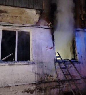 В Междуреченске во время пожара погиб человек