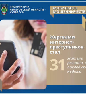 31 кузбассовец пострадал от действий мошенников за неделю