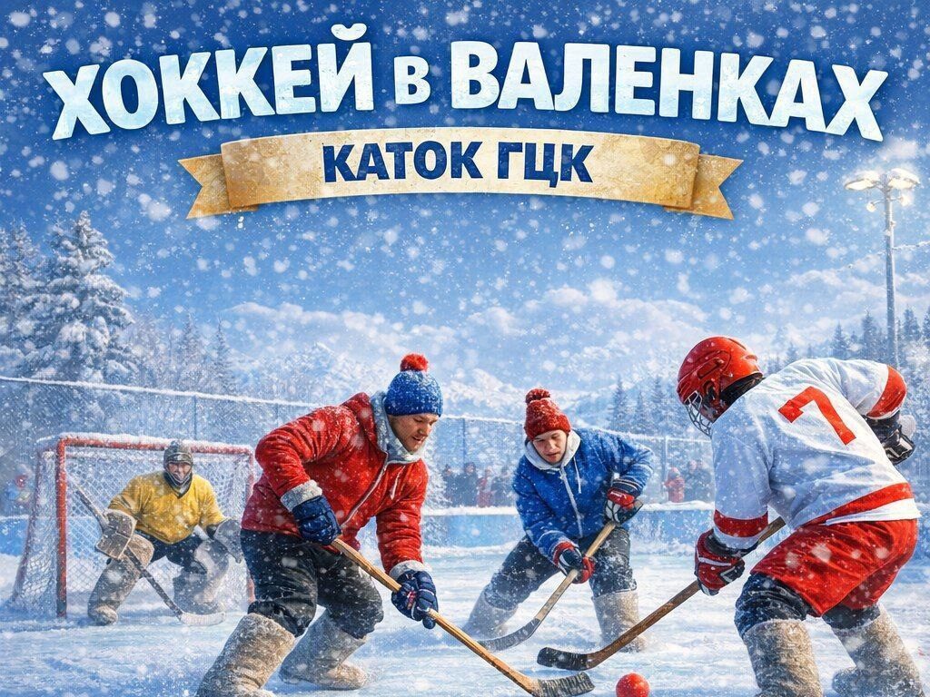 В Мысках пройдет традиционный турнир по хоккею в валенках