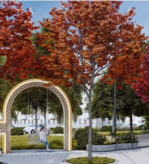 Мэр Белова показал, как будет выглядеть аллея «Юность» после благоустройства