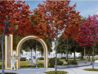 Мэр Белова показал, как будет выглядеть аллея «Юность» после благоустройства