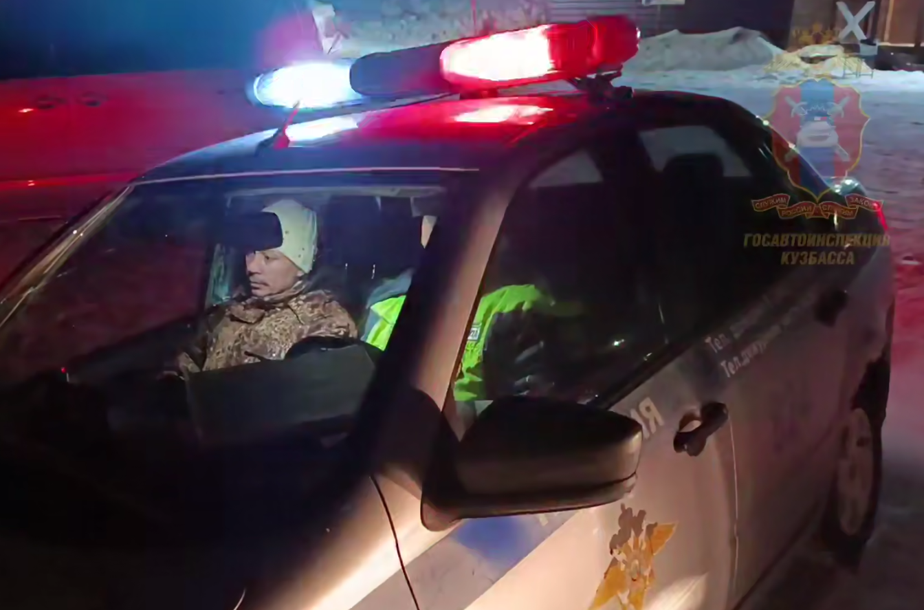 В Шерегеше остановили нетрезвого водителя без прав