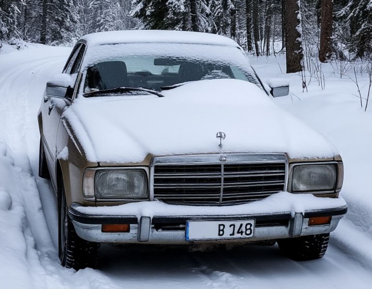 В Кузбассе должник пытался спрятать машину от приставов в сугробе