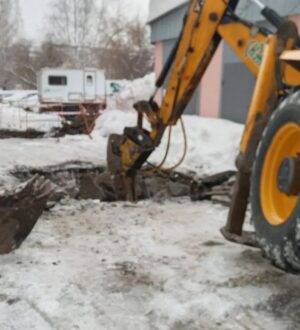 В Рудничном районе Кемерова снова прорвало водопровод