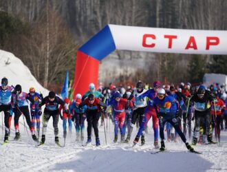 Свыше 1 тысячи человек вышли на центральный старт «Лыжни России» в Кузбассе