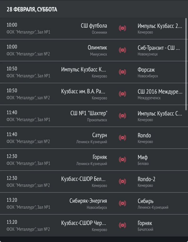 Кубок Кузбасса 2026 по мини-футболу среди детей 2016 года рождения