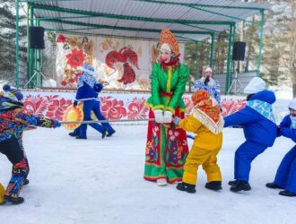 В Кедровке и Промышленновском прошел «Масленичный разгуляй»