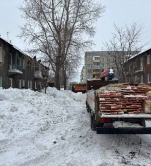 В Кемерове восстанавливают просевшую крышу