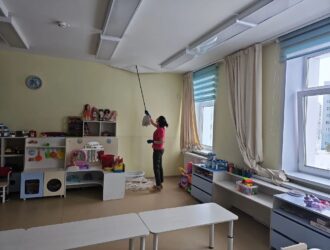 В детском саду в Кемерове протекла крыша