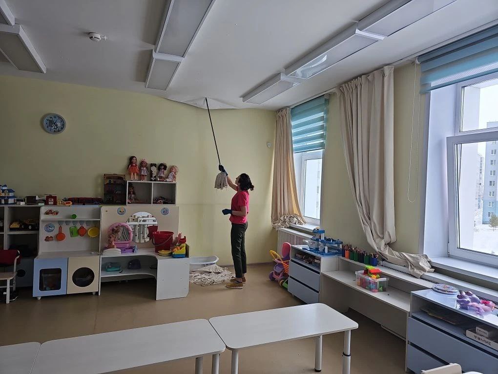 В детском саду в Кемерове протекла крыша