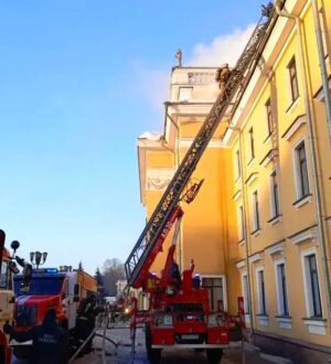 Пожар в новокузнецком ДК «Алюминщик» случился из-за замыкания электропроводки