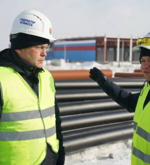 Илья Середюк проверил ход строительства нового мусороперерабатывающего комплекса