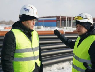 Илья Середюк проверил ход строительства нового мусороперерабатывающего комплекса